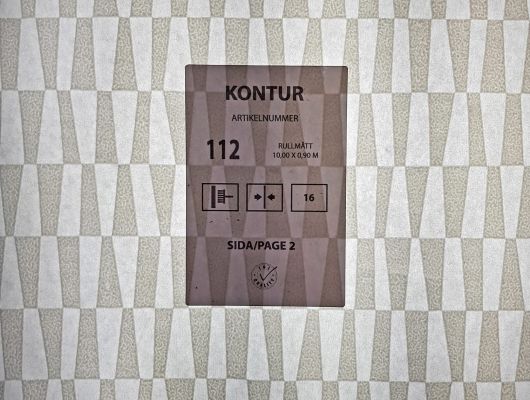 Флизелиновые обои под покраску из коллекции Kontur 15 от Eco Wallpaper, с простым геометрическим дизайном из фактурных трапеций, для ремонта гостиной, Kontur 15, Архив, Обои для гостиной, Обои под покраску