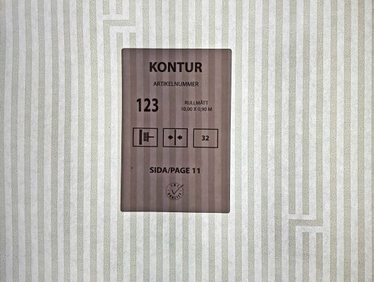 Дизайнерские обои под покраску 123 из коллекции Kontur 15 от Eco Wallpaper, с тонкими полосками и простым ступенчатым орнаментом подходящим для кухни, Kontur 15, Архив, Обои для кабинета, Обои для спальни, Обои под покраску