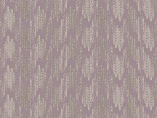 Флизелиновые обои арт.23 007, коллекция Casual, бренд Milassa в полоску с геометрическим шевроном в фиолетовом цвете, обои для спальни, Casual, Обои для спальни