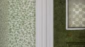 Обои из Швеции коллекция Falsterbo lll от Borastapeter. Рисунок под названием Hazel – лесной орех. Густая листва зеленого цвета на светлом фоне. Обои для спальни, для кабинета, для гостиной. Купить обои в интернет-магазине, онлайн оплата, бесплатная доставка.