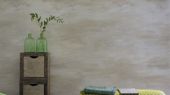 Флизелиновое панно в спальню,арт. PDG677/02,  из коллекции Caprifoglio от  Designers guild с светлой серо-бежевой гамме с изображением облаков купить с бесплатной доставкой.В интерьере