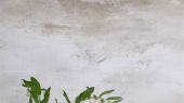 Флизелиновое панно в спальню,арт. PDG677/02,  из коллекции Caprifoglio от  Designers guild с светлой серо-бежевой гамме с изображением облаков купить с бесплатной доставкой.В интерьере