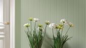 Флизелиновые фактурные обои под покраску с узором в полоску для гостиной или коридора.