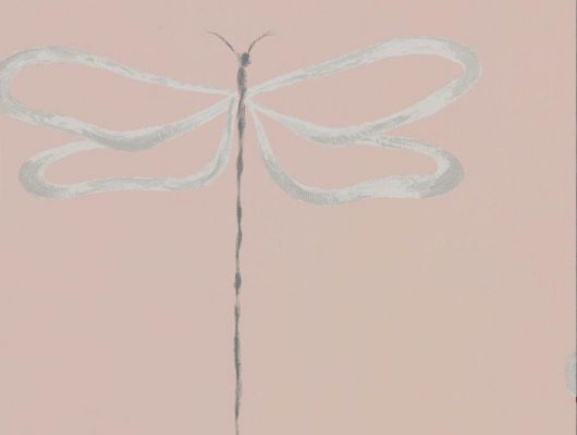 Подобрать обои для детской Dragonfly со стрекозами на розовом фоне из  коллекции Japandi от Scion в каталоге, Japandi, Обои для гостиной, Обои для кухни, Обои для спальни