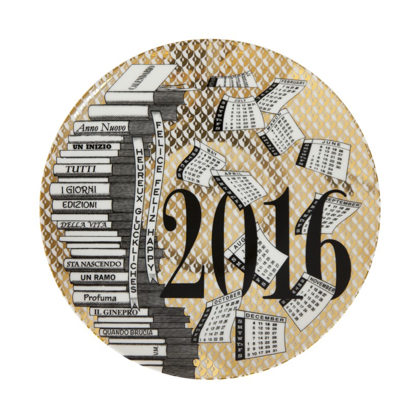 Тарелка Форназетти 2016 Fornasetti plate 2016